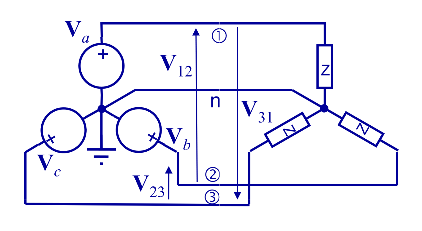 star connected voltage sample picture